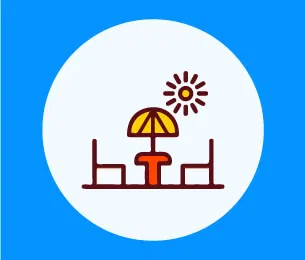 Open Terrace for Walks